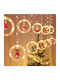 125 Lights LED 3m. Warm White type Curtain 1pcs