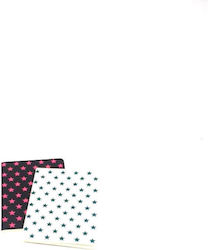 Set of notepads 2pcs 105X140mm-80 pages Stars