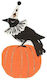 Vintage Halloween Crow Салфетки Многоцветни за Хелоуин парти 16бр