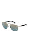 Ray Ban Chromance Men's Sunglasses with Silver Frame and Blue Polarized Mirror Lens RB3701 003/J0