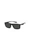 Polaroid Men's Sunglasses with Black Plastic Frame and Gray Polarized Lens PLD2134/S 08A/M9