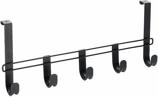 Metaltex Κρεμάστρα Πόρτας 5 Θέσεων Μεταλλική 38x6x15εκ.
