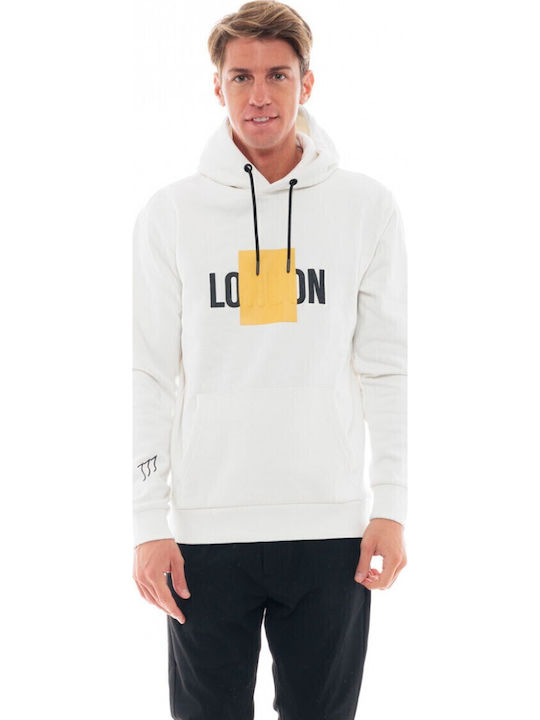 Biston Sweatshirt mit Kapuze Weiß