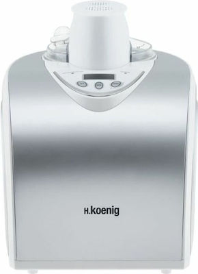 HKoenig Ice Cream Maker 1lt Silver