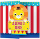 Creative Converting 8 Προσκλήσεις Προσκλήσεις Circus Time 340140