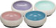 Trixie Ceramică Set de măsuțe pentru Câine & Pisică pe Bază 300ml 11cm (Diverse culori)