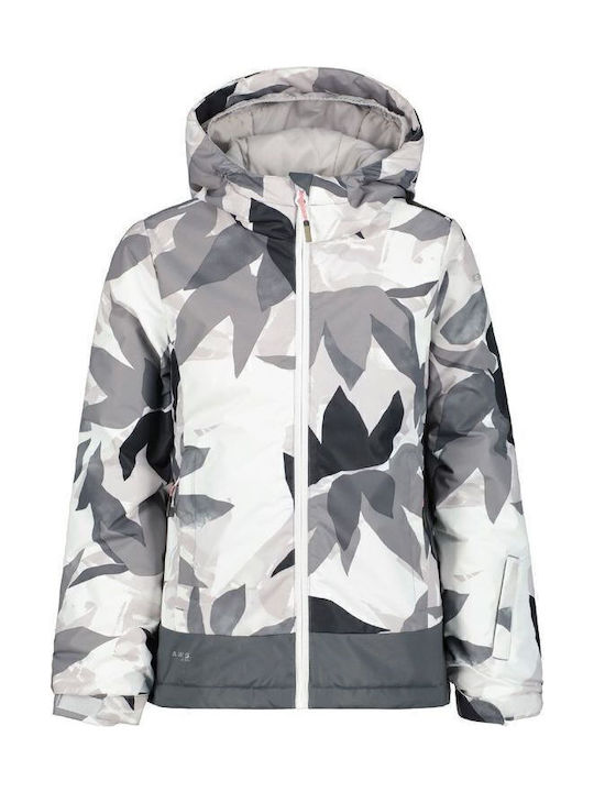 Luling Kids Casual Short Coat with Hood Grey