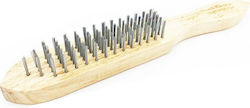 06573 Brush Wire Brush with Wooden Handle