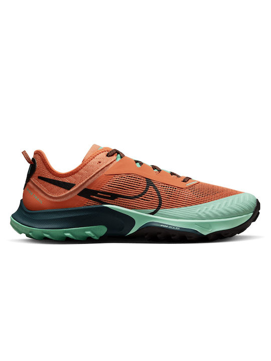Nike Air Zoom Terra Kiger 8 Ανδρικά Αθλητικά Παπούτσια Trail Running Orange Trance / Black Mint Foam