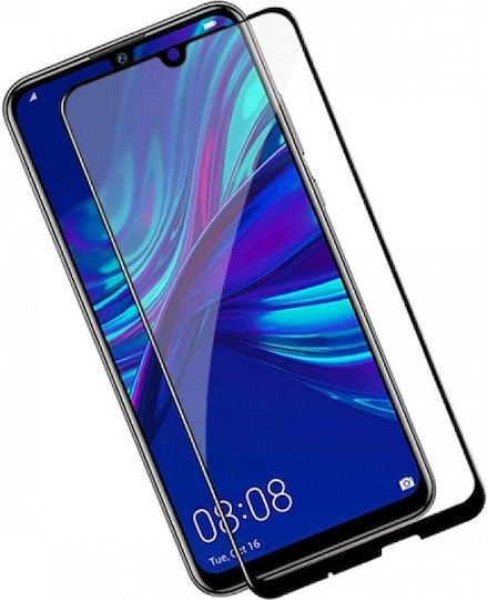 9H Пълно лепило Закалено стъкло за цялото лице Черен (Huawei P Smart 2019/P Smart+ 2019 - Хуавей П Смарт 2019/П Смарт+ 2019)