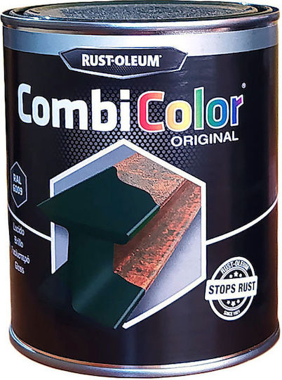 Rust-Oleum Χρώμα Αντισκωριακό CombiColor® 7300 0.75lt Ral6009 Γυαλιστερό