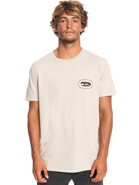 Quiksilver Lost Temple Ανδρικό T-shirt Birch με Στάμπα