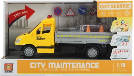Group Operation City Service Camion 1:16 Pentru 3+ Ani