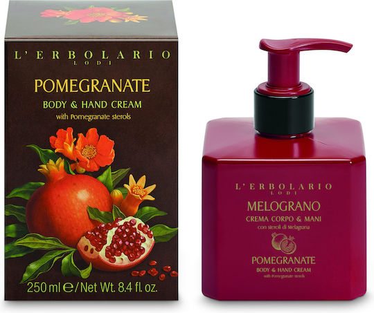 L' Erbolario Pomegranate Moisturizing Cream Body for All Skin Types 250ml