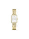 Rosefield The Oval Watch with Gold Metal Bracelet