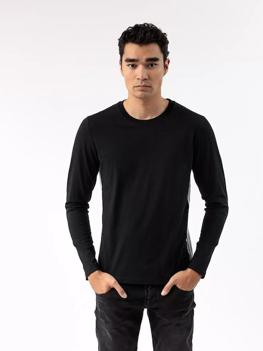 Devergo Men's Long Sleeve Blouse Black