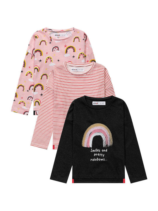 Minoti Set of Kids Blouses Multicolour