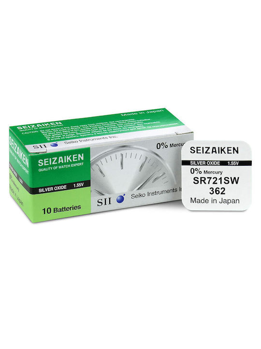 Seiko Seizaiken Batterie Silber-Oxid für Uhren SR58 1.55V 1Stück