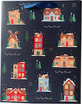 Gnf Gift Packaging Gift Bag L - Christmas Houses XGBAG100A