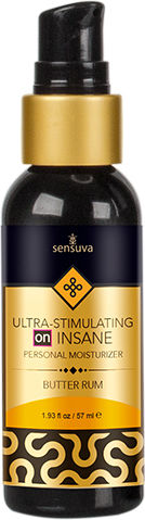 Sensuva Ultra Stimulating On Insane Λιπαντικό Gel Butter Rum 57ml