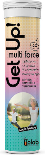 Uplab Pharmaceuticals GetUp Multi Force Special Food Supplement 20 Effervescent Tablets Orange Grapefruit