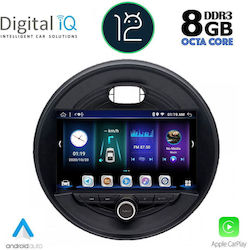 Digital IQ Car-Audiosystem für Mini Kooper / Clubman / Straßenkreuzer / Landsmann / Cooper S Kia Straßenkreuzer Smart Straßenkreuzer F55-56-F57 2015 (Bluetooth/USB/AUX/WiFi/GPS/Apple-Carplay) mit Touchscreen 9"