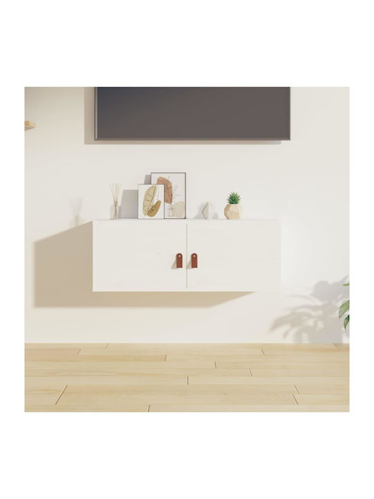 Hanging Living Room Cabinet made of Solid Wood ...