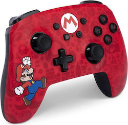 PowerA Enhanced Wireless Gamepad pentru Comutator Here We Go Mario