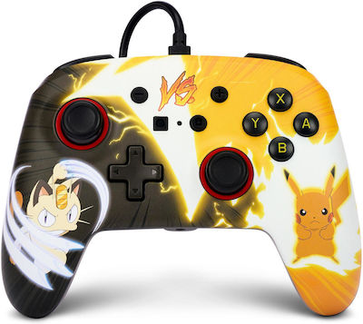 PowerA Enhanced Wired Gamepad για Switch Pikachu vs. Meowth