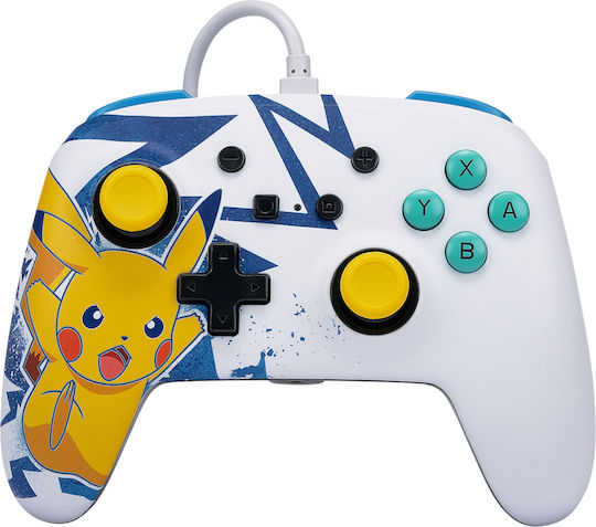 PowerA Enhanced Wired Gamepad for Switch Pikachu High Voltage