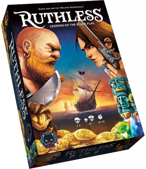 Настолна игра Ruthless – Legends of the Black Flag за 2-4 играчи 12+ години (EN) Alley Cat Games