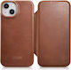 iCarer CE Oil Wax Premium Leather Folio Book Δε...