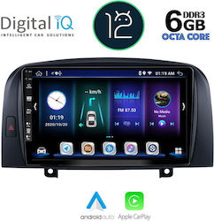 Digital IQ Car Audio System for Hyundai Sonata 2006-2009 (Bluetooth/USB/AUX/WiFi/GPS/Apple-Carplay/CD) with Touch Screen 9"