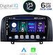 Digital IQ Car Audio System for Hyundai Sonata 2006-2009 (Bluetooth/USB/AUX/WiFi/GPS/Apple-Carplay/CD) with Touch Screen 9"