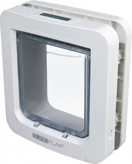 Trixie Sureflap 4Way Cat Flap XL Door Dog & Cat made of Plastic in White Color 26.2 x 17 x 28.1cm