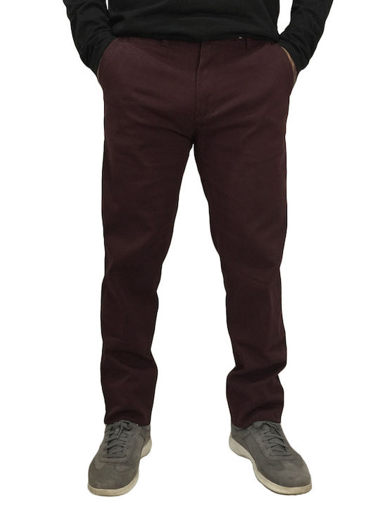 Hose Chino Burgundisch