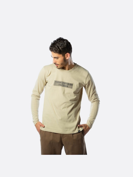 Camaro Herren Langarmshirt Beige