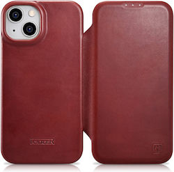 iCarer CE Oil Wax Premium Leather Folio Book Le...