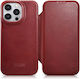 iCarer CE Oil Wax Premium Leather Folio Book Le...