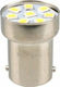 M-Tech Λάμπες Αυτοκινήτου BA15S / P21W LED Κόκκινο 12V 2τμχ