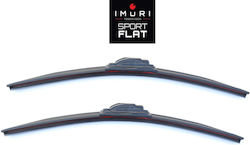 Imuri Sport Flat Front Set Car Wiper Blades 650mm 400mm