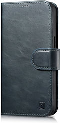 iCarer Oil Wax Anti-RFID Wallet Δερμάτινο Μπλε ...