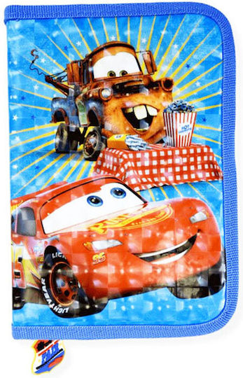Setino Cars Federmäppchen Hellblau
