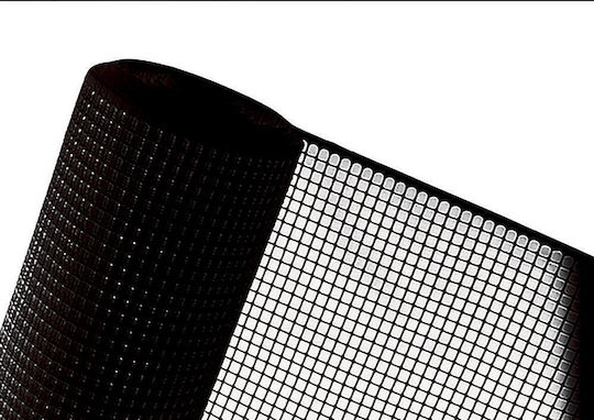 ΠΛE-100-MAY Plasă de Balustradă Negru 1x50m