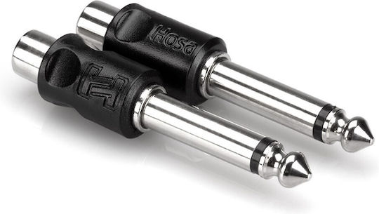 Hosa Μετατροπέας 6.3mm male σε RCA female 2τμχ GPR-101