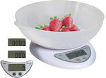 Aria Trade AT00010870 Digital Kitchen Scale 0.1gr/5kg White