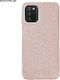 Sonique Shiny Back Cover Silicone Pink (Galaxy A03s)