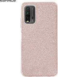 Sonique Shiny Back Cover Σιλικόνης Ροζ (Redmi 9T)