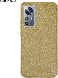 Sonique Shiny Back Cover Silicone Gold (Xiaomi ...