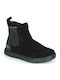 Blanou Ghete Copii din Suede cu Fermuar Negre